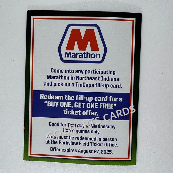 2025 Fort Wayne TinCaps Pocket Schedule