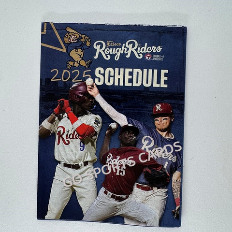 2025 Frisco RoughRiders Pocket Schedule