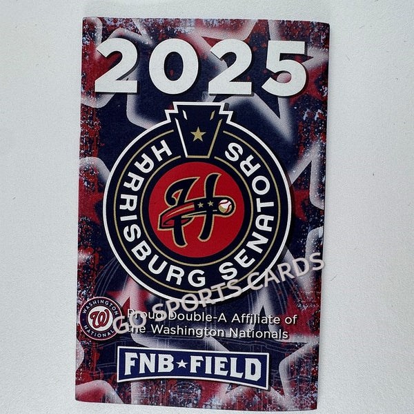 2025 Harrisburg Senators Pocket Schedule