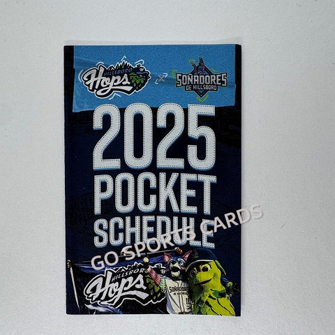 2025 Hillsboro Hops Pocket Schedule