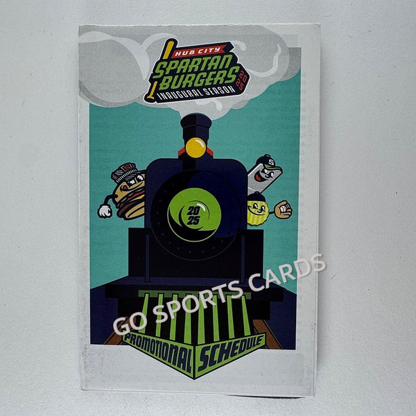 2025 Hub City Spartanburgers Pocket Schedule