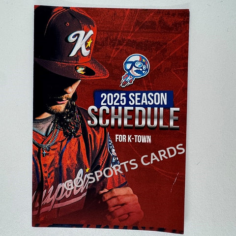 2025 Kannapolis Cannon Ballers Pocket Schedule