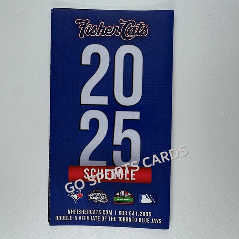 2025 New Hampshire Fisher Cats Pocket Schedule