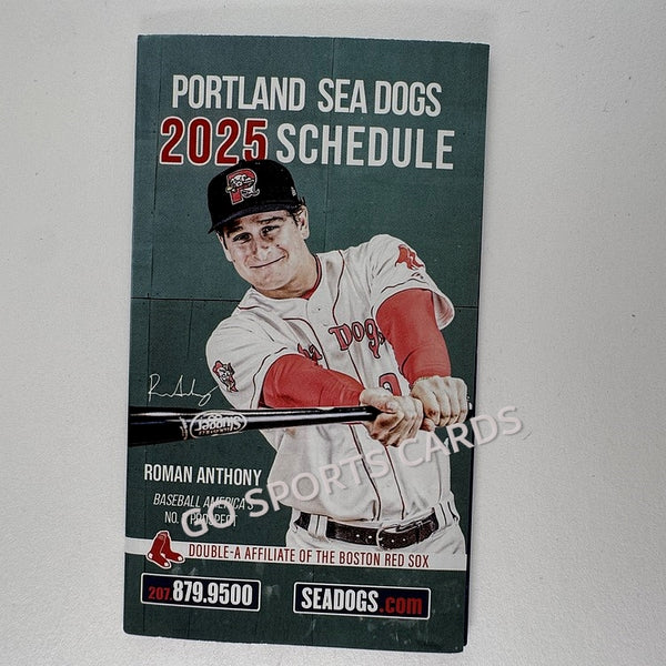 2025 Portland Sea Dogs Pocket Schedule