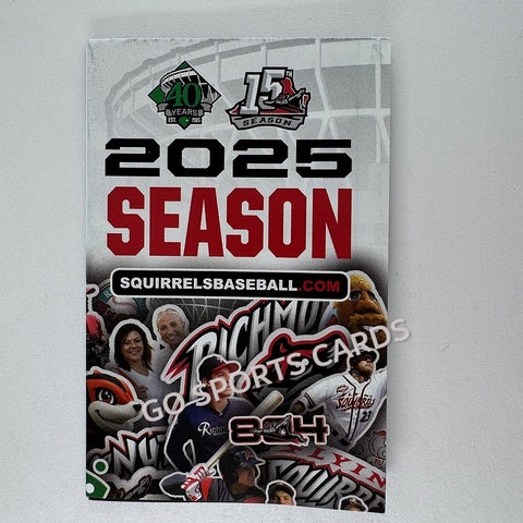 2025 Richmond Flying Squirrels Pocket Schedule