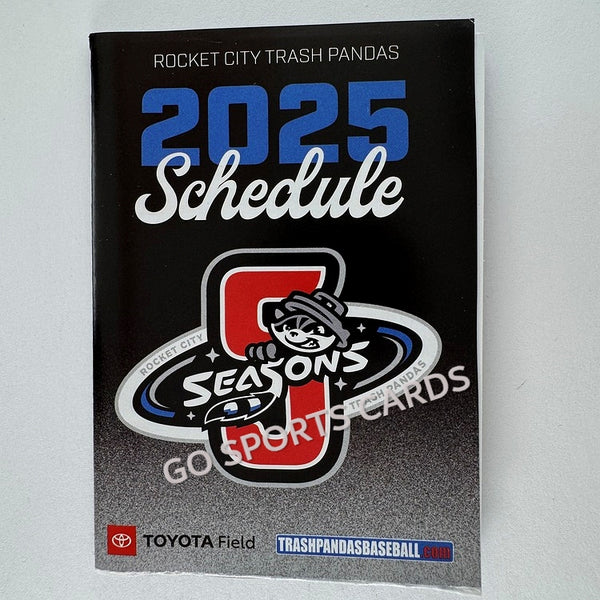 2025 Rocket City Trash Pandas Pocket Schedule