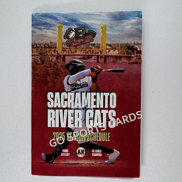 2025 Sacramento River Cats Pocket Schedule