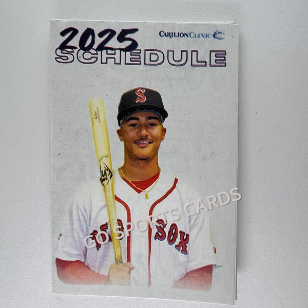 2025 Salem Red Sox Pocket Schedule