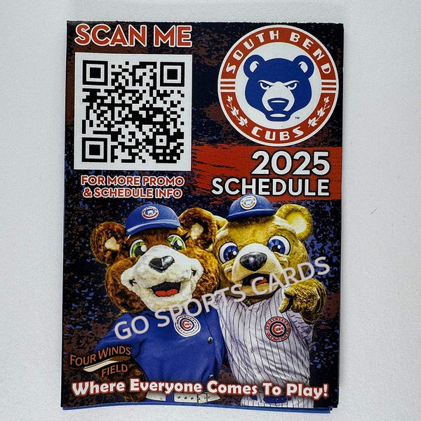 2025 South Bend Cubs Pocket Schedule