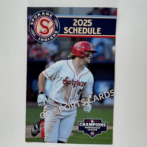 2025 Spokane Indians Pocket Schedule
