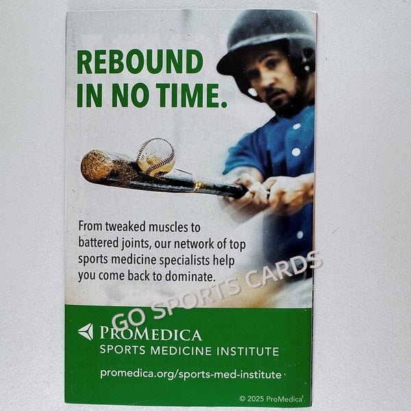 2025 Toledo Mud Hens Pocket Schedule