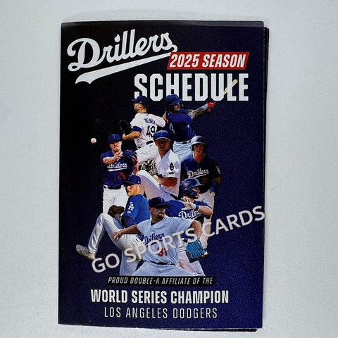 2025 Tulsa Drillers Pocket Schedule