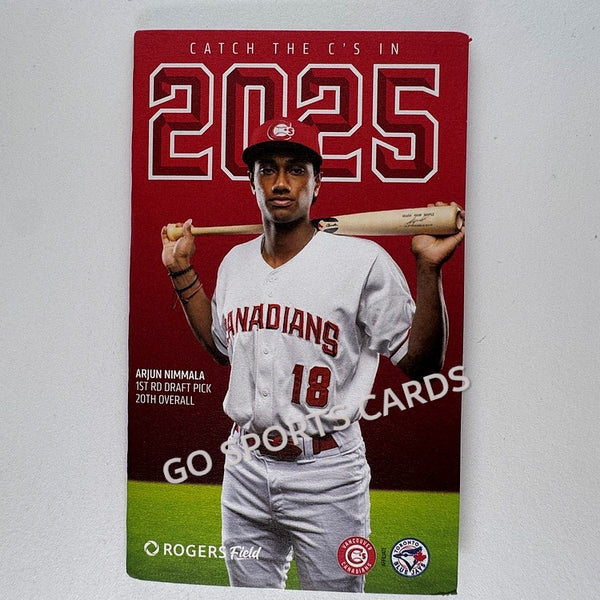 2025 Vancouver Canadians Pocket Schedule