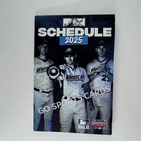 2025 West Michigan Whitecaps Pocket Schedule
