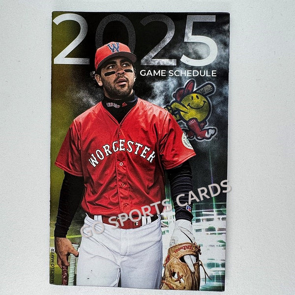 2025 Worcester Red Sox Pocket Schedule