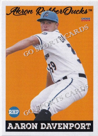 2024 Akron RubberDucks Aaron Davenport