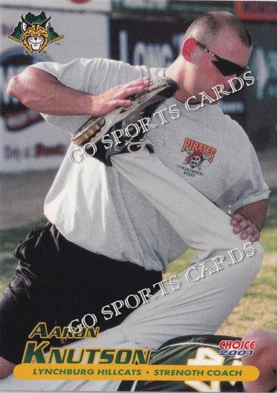 2001 Lynchburg Hillcats Aaron Knutson