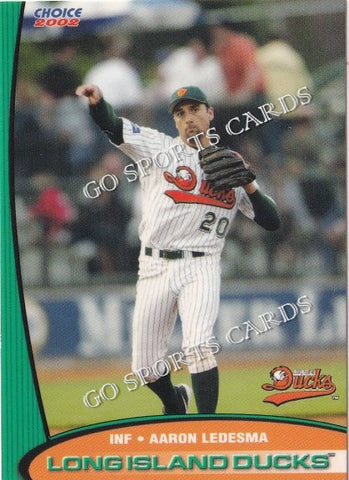 2002 Long Island Ducks Aaron Ledesma