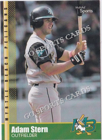 2002 Myrtle Beach Pelicans Adam Stern