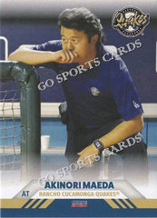2024 Rancho Cucamonga Quakes Akinori Maeda – Go Sports Cards