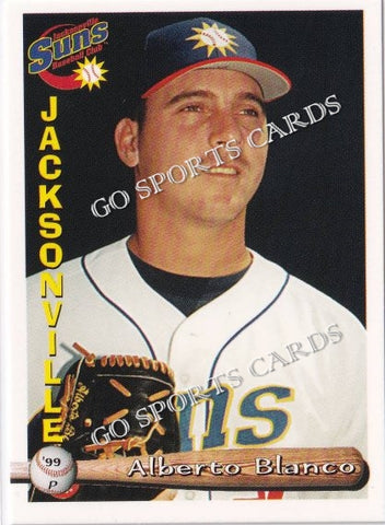 1999 Jacksonville Suns Alberto Blanco