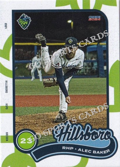 2024 Hillsboro Hops Alec Baker
