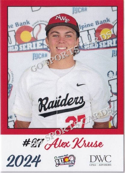 2024 Northwest Florida State Raiders JUCO Alex Kruse