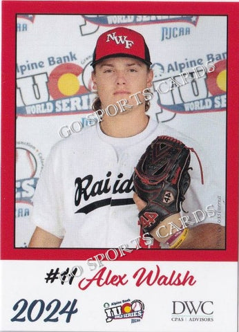 2024 Northwest Florida State Raiders JUCO Alex Walsh