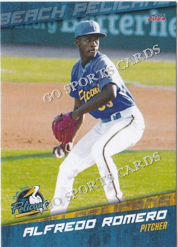 2024 Myrtle Beach Pelicans Alfredo Romero
