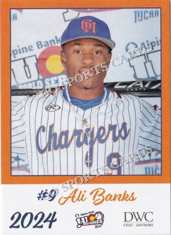 2024 Georgia Highlands College Chargers JUCO Ali Banks