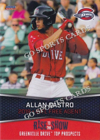 2024 Greenville Drive Rise To The Show Allan Castro