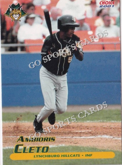 2001 Lynchburg Hillcats Ambioris Cleto