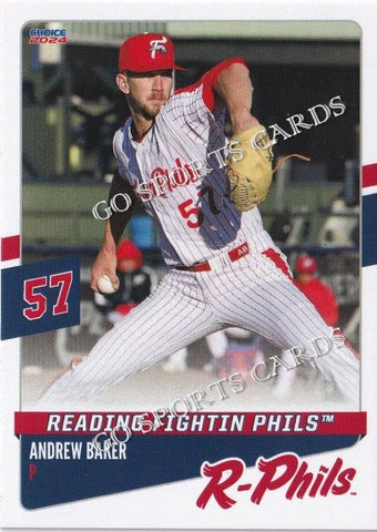 2024 Reading Fightin Phils Andrew Baker