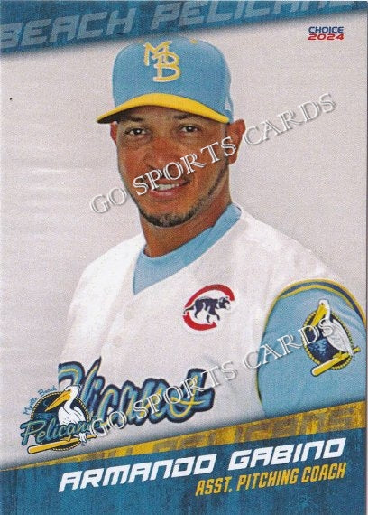 2024 Myrtle Beach Pelicans Armando Gabino