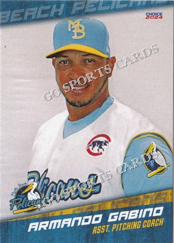 2024 Myrtle Beach Pelicans Armando Gabino