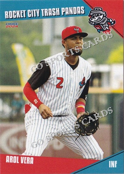2024 Rocket City Trash Pandas Arol Vera – Go Sports Cards