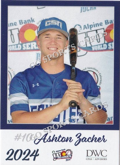 2024 College of Southern Nevada Coyotes JUCO Ashton Zacher