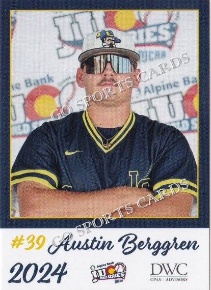 2024 Johnson County Community College Cavaliers JUCO Austin Berggren