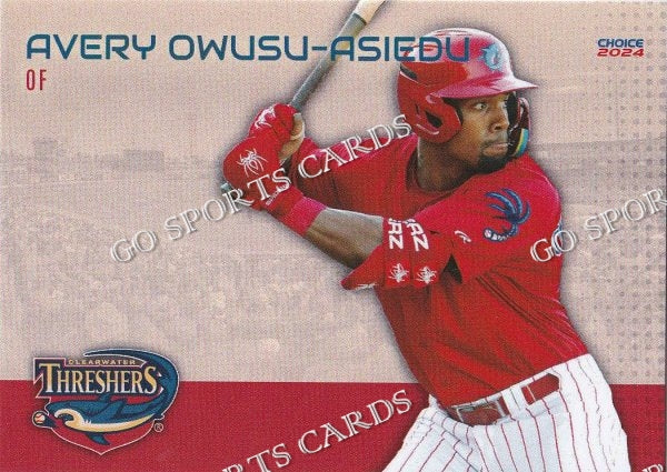 2024 Clearwater Threshers Avery Owusu Asiedu