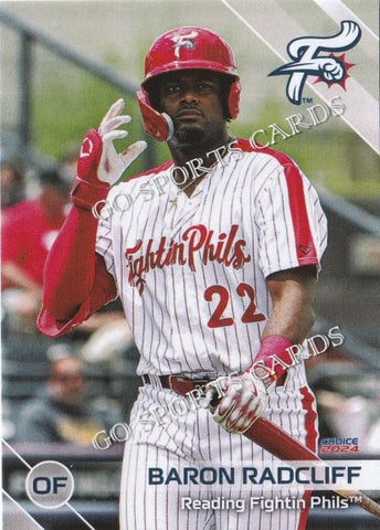2024 Reading Fightin Phils 2nd Baron Radcliff