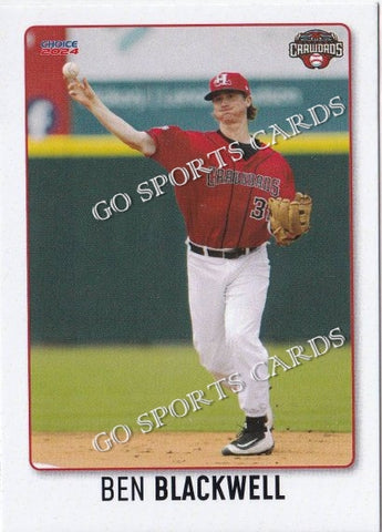 2024 Hickory Crawdads 2nd Ben Blackwell