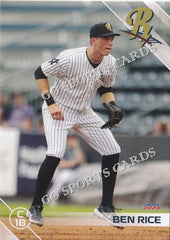 2024 Scranton Wilkes Barre RailRiders Ben Rice – Go Sports Cards