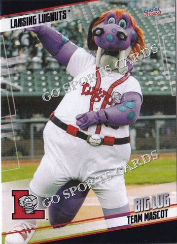 2024 Lansing Lugnuts Big Lug Mascot