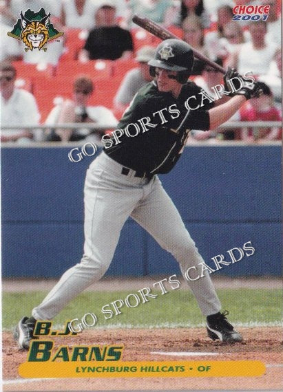 2001 Lynchburg Hillcats BJ Barns