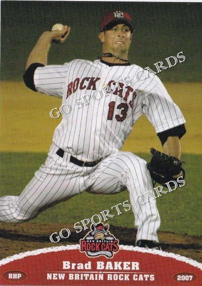 2007 New Britain Rock Cats Brad Baker