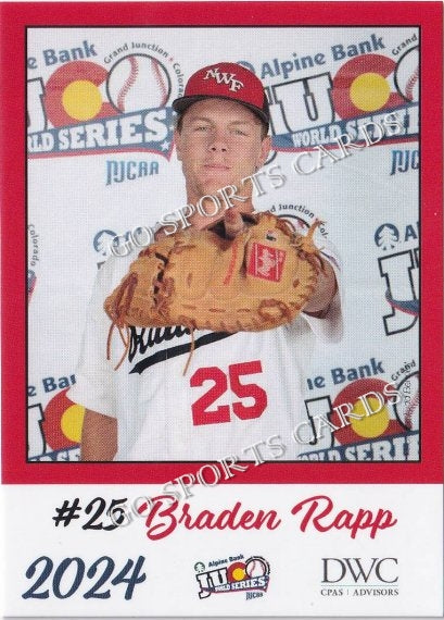 2024 Northwest Florida State Raiders JUCO Braden Rapp