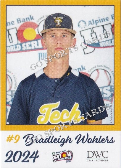 2024 Florence Darlington Technical College Stingers JUCO Bradleigh Wohlers