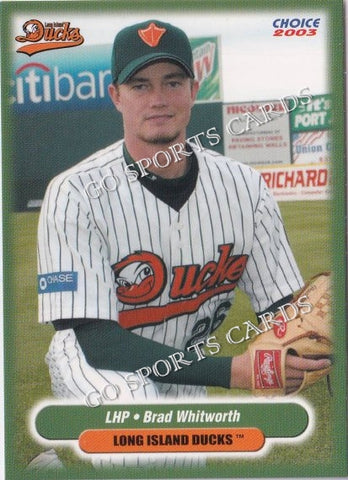 2003 Long Island Ducks Brad Whitworth