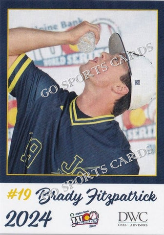 2024 Johnson County Community College Cavaliers JUCO Brady Fitzpatrick