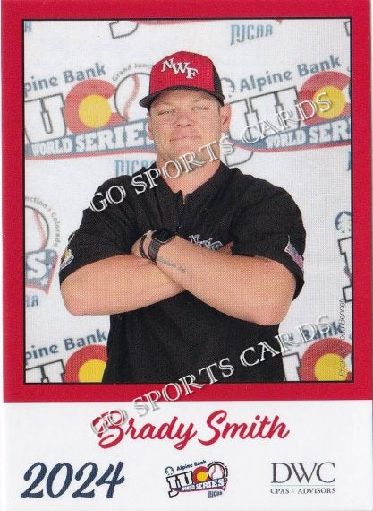 2024 Northwest Florida State Raiders JUCO Brady Smith